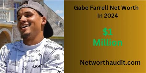 gabe farrell net worth|Gabe Farrell Net Worth, Age, Height, Profession And More